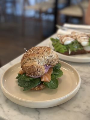 Photo of L'Accolade - New York, NY, US. Salmon croissant