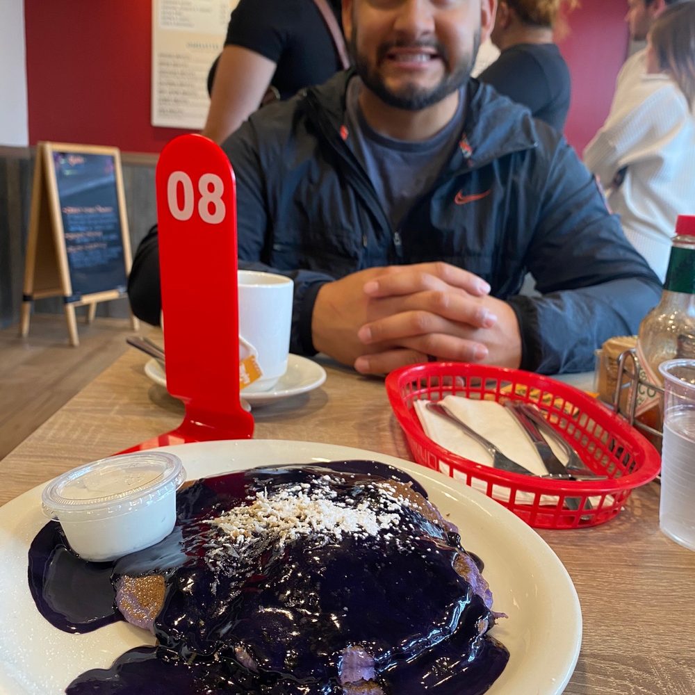 Stacks Pancake House - Ube Coconut Pancakes - Breakfast & Brunch Near Me - Dana Point, California Stacks Pancake House - Ube Coconut Pancakes - Breakfast & Brunch Near Me - Dana Point, California