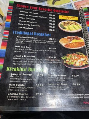 Menu photo 2 El Rinconcito Hollister, CA