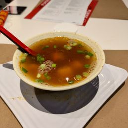 Miso soup with tonkotsu ramen
