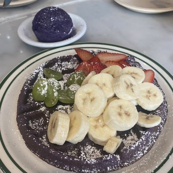 Basilur - Ube waffle - Coffee & Tea Near Me - Buena Park, California