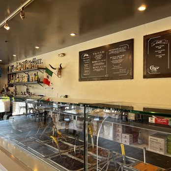 Cinco TacoBar - Menu with amazing options SO many good things we have to come back and try a new combo! - Mexican Near Me - Livermore, California