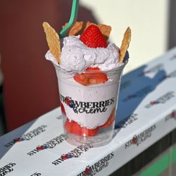 Minnesota State Fair - $14 is an incredible ripoff for 6-7 strawberries and whipped cream. However, there strawberry tea (coupon book) is fantastic.