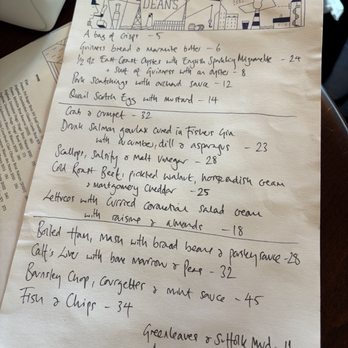 Dean’s - Menu (7/11/2026) - Pubs Near Me - New York, New York Dean’s - Menu (7/11/2026) - Pubs Near Me - New York, New York