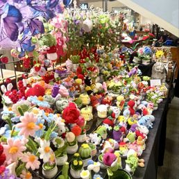 Crocheted flowers and plants Crocheted flowers and plants