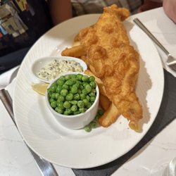 Keiller at HGVC - Fried haddock (aka fish and chips)