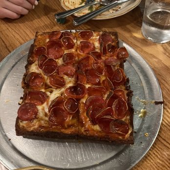 Chickie’s - Hot pepperoni square pie - Italian Near Me - Jersey City, New Jersey Chickie’s - Hot pepperoni square pie - Italian Near Me - Jersey City, New Jersey