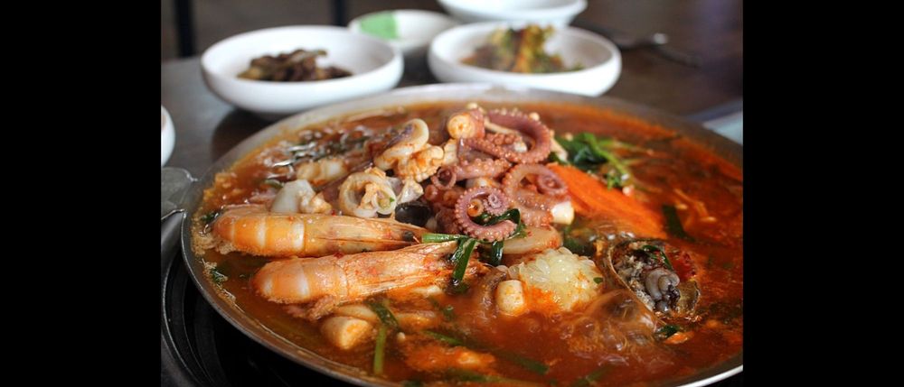 Food from Dim Sum & Kimchi