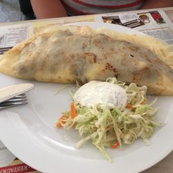 Matroschka - Blinis gefüllt mit Pilzen und Kartoffelbrei