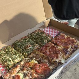 Clam and garlic Pepperoni Comboination