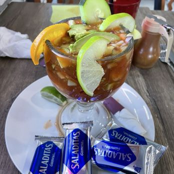 La Playita - Shrimp cocktail - Mexican Near Me - Santa Clarita, California