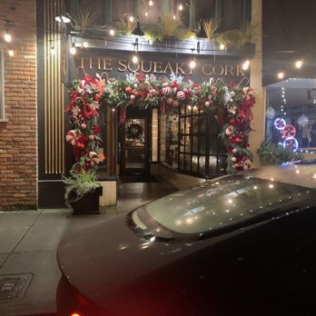 The Squeaky Cork - Very festive!  They put a lot of lovely Christmas decor.  Check it out! - Scottish Near Me - Albany, Oregon
