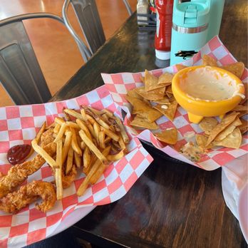 Gov's Fusion Cantina - Kids chicken fingers and fries + Chips and queso - Burgers Near Me - Chapel Hill, North Carolina Gov's Fusion Cantina - Kids chicken fingers and fries + Chips and queso - Burgers Near Me - Chapel Hill, North Carolina