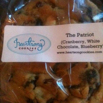 Heartsong Cookies - The Patriot cookie. It was amazing! (June/July 2013) - Desserts Near Me - Casselberry, Florida