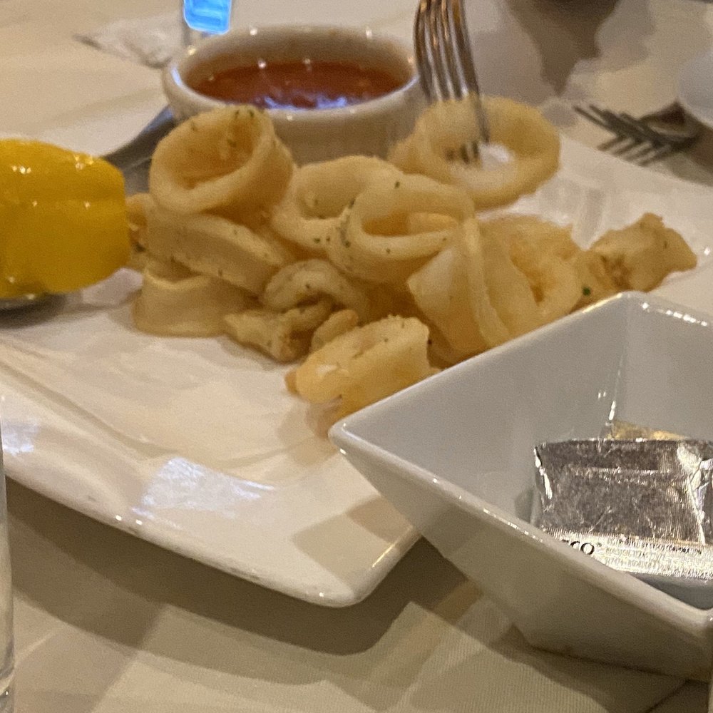 Buona Via - Calamari Fritti (a few already eaten) - Italian Near Me - Horsham, Pennsylvania