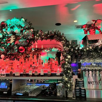 Bottle & Barlow - View of the holiday Gremlin's from the bar top - Barbers Near Me - Sacramento, California Bottle & Barlow - View of the holiday Gremlin's from the bar top - Barbers Near Me - Sacramento, California