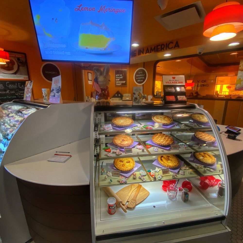 Village Inn - Checkout area with pie cases - American Near Me - Seminole, Florida Village Inn - Checkout area with pie cases - American Near Me - Seminole, Florida