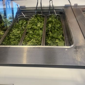 Salata - (Middle section) was said to be kale when it clearly is not. Then I was argued down about it. - Salad Near Me - Houston, Texas