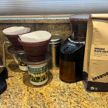 Groundwork Coffee - Making my morning brew -- always, never other than Groundworks Black Gold - Coffee & Tea Near Me - Venice, California