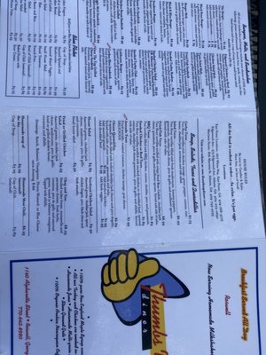 Menu photo 7 Thumbs Up Diner Roswell, GA