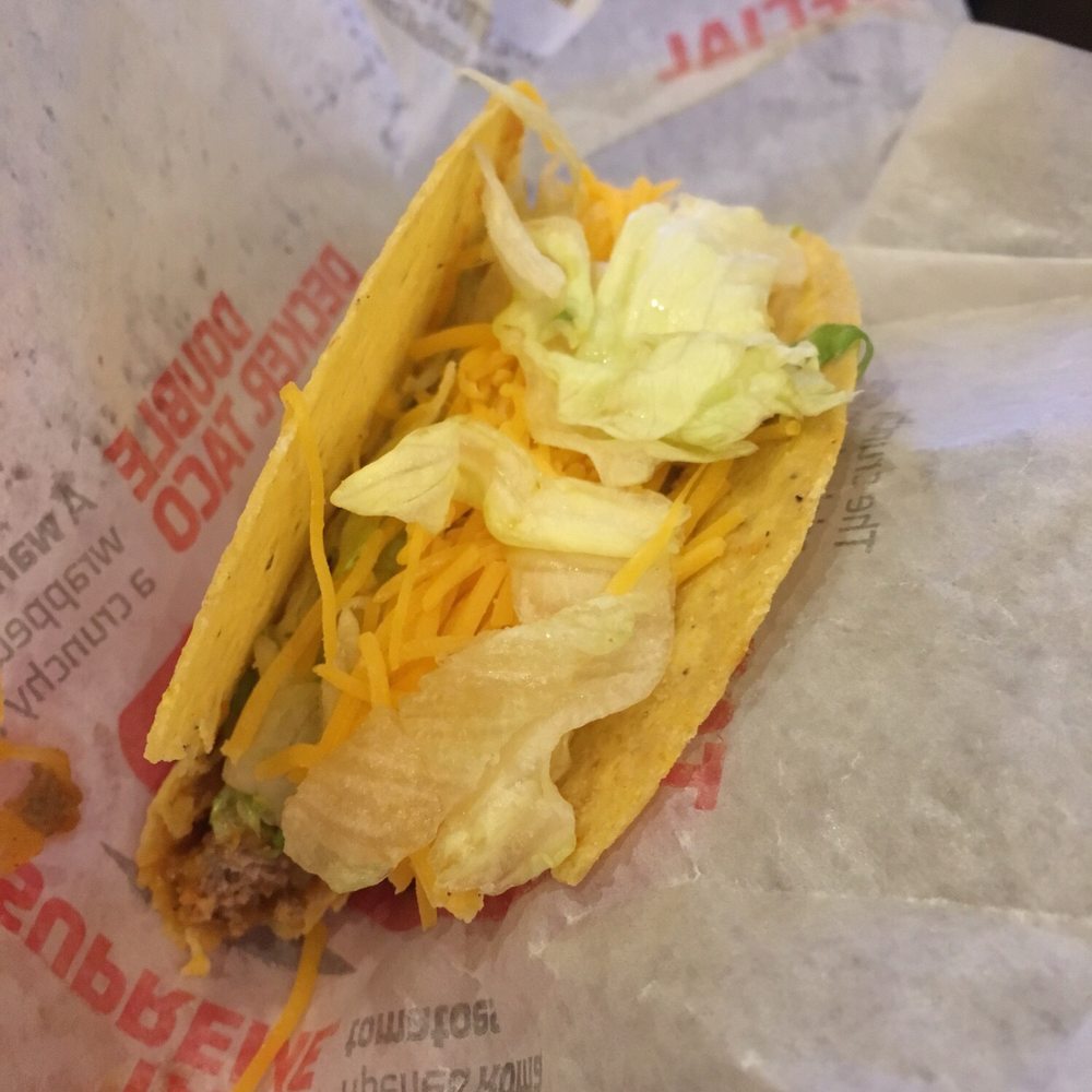 Taco Bell - crunchy taco supreme - but no tomatoes and sour cream :( - Fast Food Near Me - Lakeway, Texas Taco Bell - crunchy taco supreme - but no tomatoes and sour cream :( - Fast Food Near Me - Lakeway, Texas