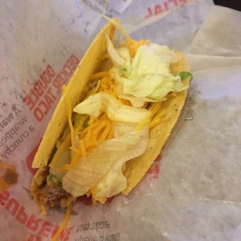 Taco Bell - crunchy taco supreme - but no tomatoes and sour cream :( - Fast Food Near Me - Lakeway, Texas