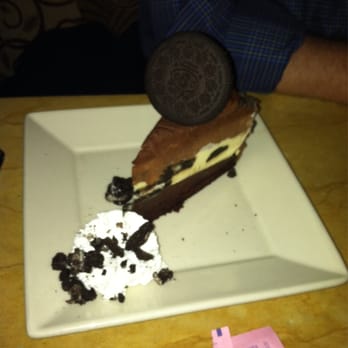 The Cheesecake Factory - Oreo Dream Extreme cheesecake. That's a large Oreo cookie on the top. - Desserts Near Me - Tulsa, Oklahoma The Cheesecake Factory - Oreo Dream Extreme cheesecake. That's a large Oreo cookie on the top. - Desserts Near Me - Tulsa, Oklahoma