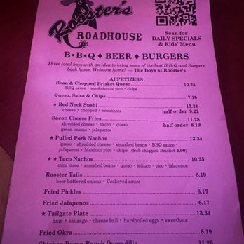 Rooster's Roadhouse - Barbeque Near Me - Denton, Texas Rooster's Roadhouse - Barbeque Near Me - Denton, Texas