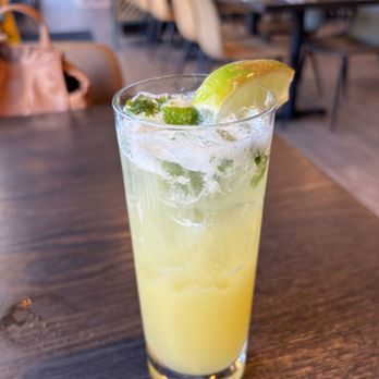 Makers Union - Passionfruit mocktail subbed with club soda - New American Near Me - Washington, DC, District of Columbia Makers Union - Passionfruit mocktail subbed with club soda - New American Near Me - Washington, DC, District of Columbia