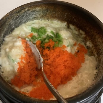 Sookdal - Cheesy risotto  with roe - yum!!! - Korean Near Me - Garden Grove, California