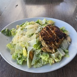Ceasar salad with chicken. Ceasar salad with chicken.