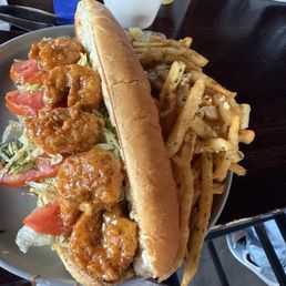 Shrimp po boy Shrimp po boy