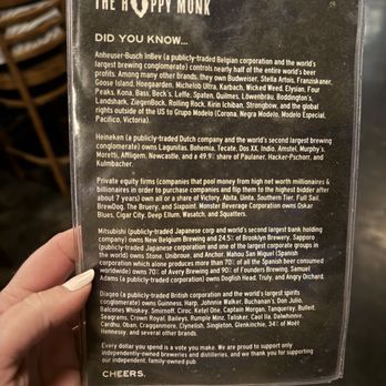 The Hoppy Monk - El Paso - Menu - Gastropubs Near Me - El Paso, Texas