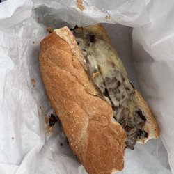 Fat Andy’s - Hot roast beef and Swiss.