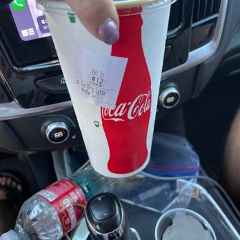 Dunkin' - Coffee in a soda cup and filled completely to the top with ice. - Coffee & Tea Near Me - South San Francisco, California Dunkin' - Coffee in a soda cup and filled completely to the top with ice. - Coffee & Tea Near Me - South San Francisco, California