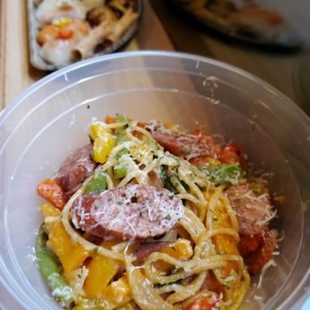 Hay Sushi - Neapolitan Wafu Pasta with Italian Sausage - Japanese Near Me - Toronto, Ontario Hay Sushi - Neapolitan Wafu Pasta with Italian Sausage - Japanese Near Me - Toronto, Ontario