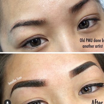 Brow.ality - Jennifer - RIGHT SIDE Before and after - Eyebrow Services Near Me