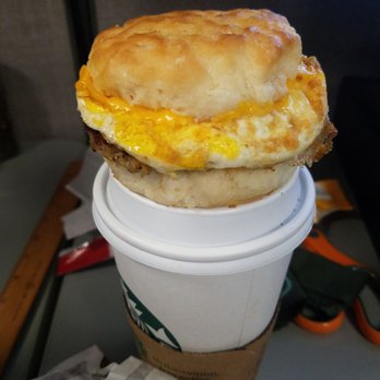 Jack in the Box - Sausage, egg and biscuit sandwich - Fast Food Near Me - Rancho Cordova, California Jack in the Box - Sausage, egg and biscuit sandwich - Fast Food Near Me - Rancho Cordova, California