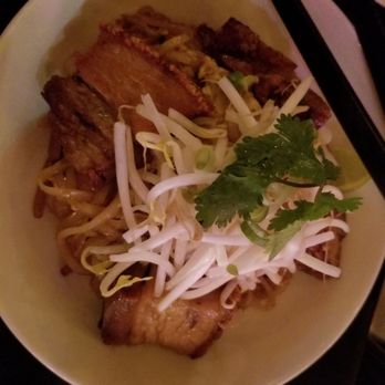 Sticky Rice - Pork belly pad thai - The pork belly was phenomenal - Thai Near Me - New York, New York Sticky Rice - Pork belly pad thai - The pork belly was phenomenal - Thai Near Me - New York, New York