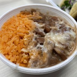 Chico's Tacos, Pizza, and Wings - Side of Rice and Beans