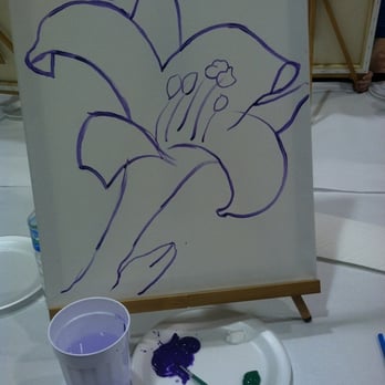 Paint Monkey - The outline of my first painting! - Party & Event Planning Near Me - Homestead, Pennsylvania