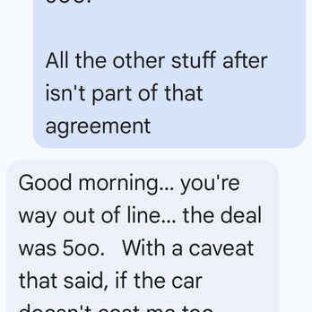 Pearl Auto Finder - I'm not out of line. He should have given me the money he agreed to when he took my title - Used Car Dealers Near Me - Costa Mesa, California Pearl Auto Finder - I'm not out of line. He should have given me the money he agreed to when he took my title - Used Car Dealers Near Me - Costa Mesa, California