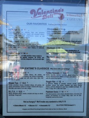Menu photo 3 Valentine’s Deli Bend, OR Menu photo 3 Valentine’s Deli Bend, OR