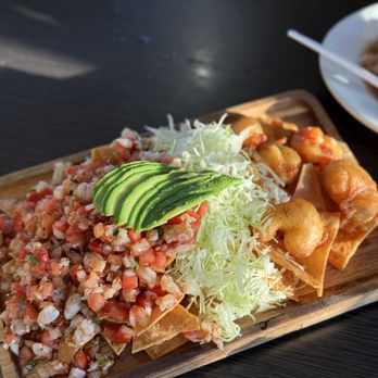 Pola's Mariscos - POLA'S BASKET 10/10 someone in the store asked me what this plate was, highly recommend this if you don't know what to get!! - Seafood Near Me - Montclair, California