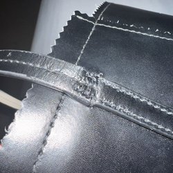 Albuquerque Luggage & Zipper Repair - The other handle that was reinforced. It looks awful.