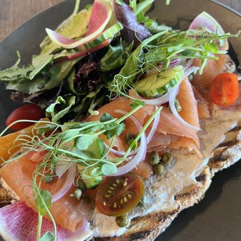 PublicUs - Smoked salmon toast - Coffee & Tea Near Me - Las Vegas, Nevada