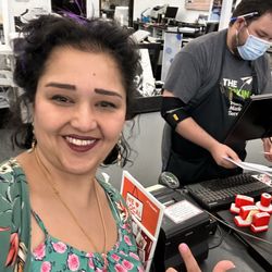 Staples - My Happy face waiting for my orders get ready