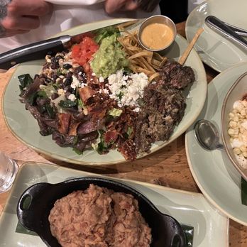Frontera Cocina - Cobb salad with steak and refried red beans. - Mexican Near Me - Lake Buena Vista, Florida Frontera Cocina - Cobb salad with steak and refried red beans. - Mexican Near Me - Lake Buena Vista, Florida