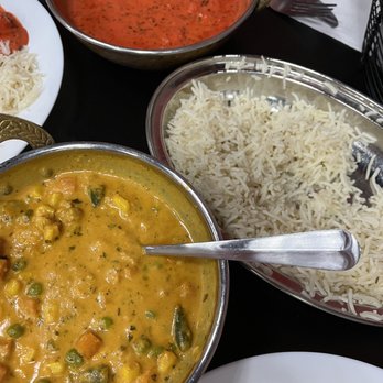 380 Indian restaurant and Bar - The red dish is butter chicken - Indian Near Me - Prosper, Texas