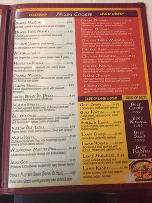 Menu photo 4 India Hut Las Cruces, NM